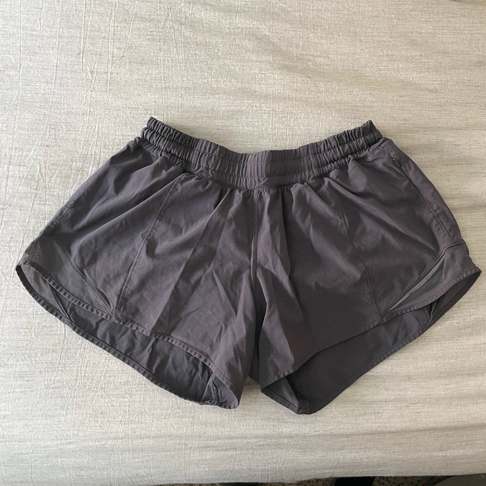 Grey, lululemon shorts